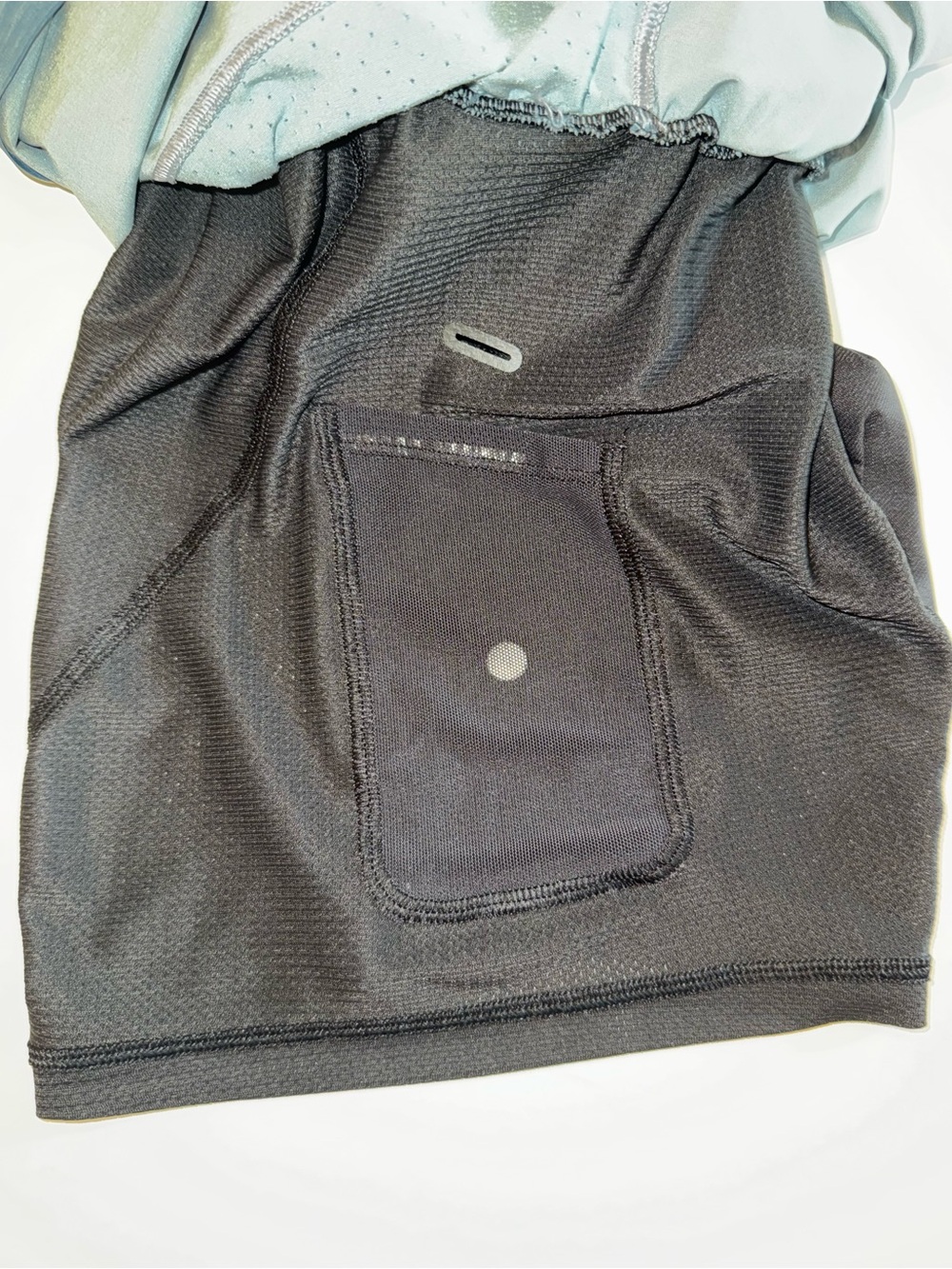 Lululemon Surge Short *Liner 6" Heather Allover Blue Cast Utility Blue Med - Picture 11 of 11